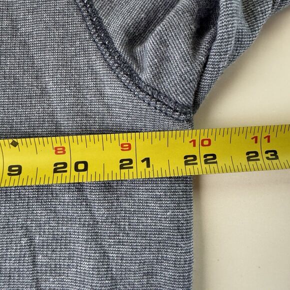 Ocean + Coast 1/4 Zip Long Sleeve Pullover Mens Heather Blue Soft Size XL - Picture 5 of 12